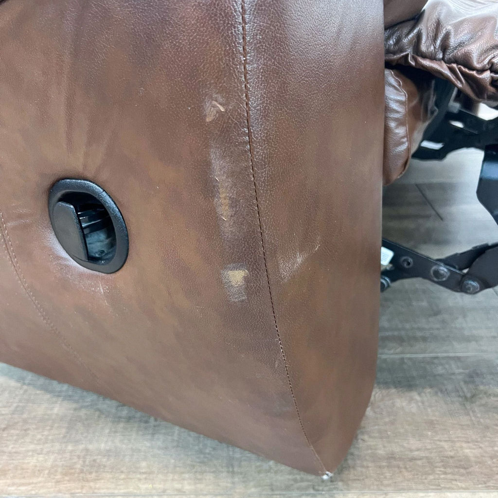 n Leather Reclining Sofa