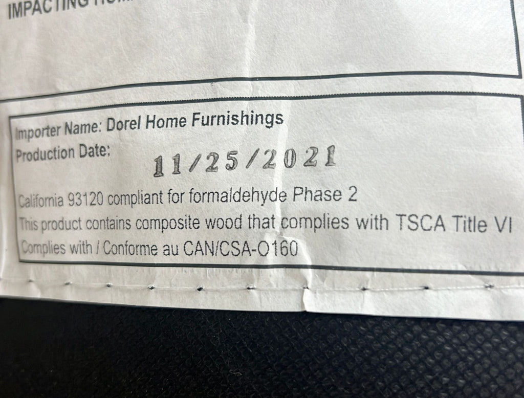 Dorel Home ProductsGray Linen Contemporary/Modern Full Futon