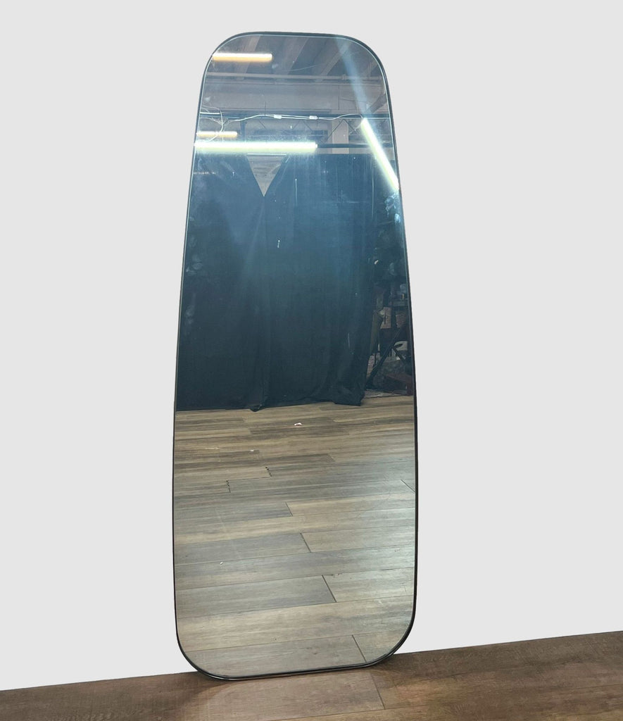 CB2 Elroy Walnut Frame Wall Mirror