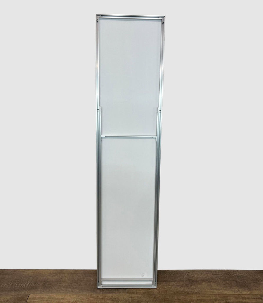 Rear view of the Infinity mirror, highlighting the aluminum frame and easel back design.