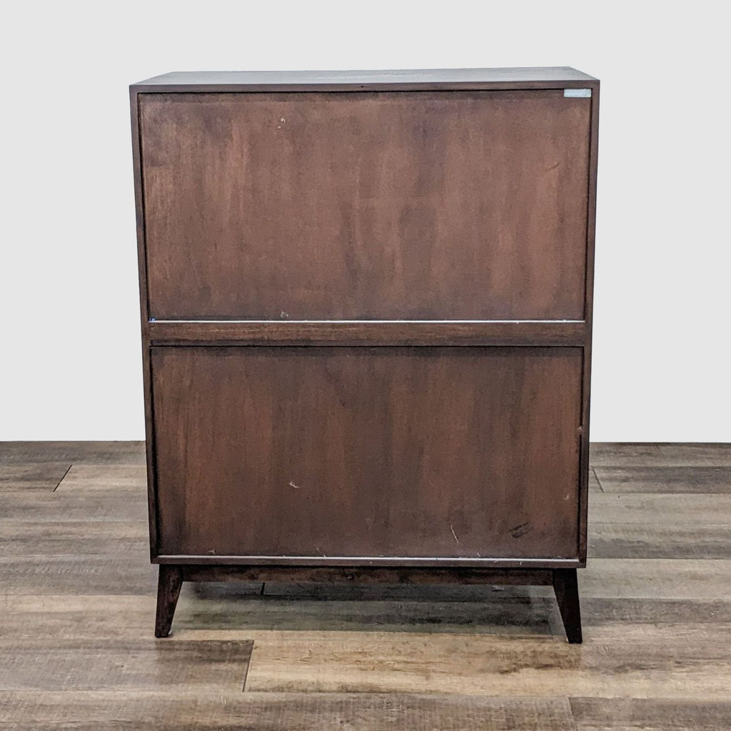 Crate & Barrel Steppe 5 Drawer Mid Century Style Dresser
