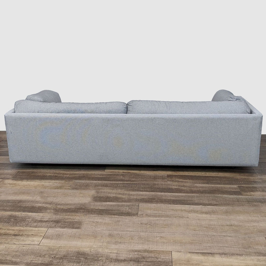 Blu Dot Sunday Contemporary 3-Seat Sofa in Light Grey Fabric