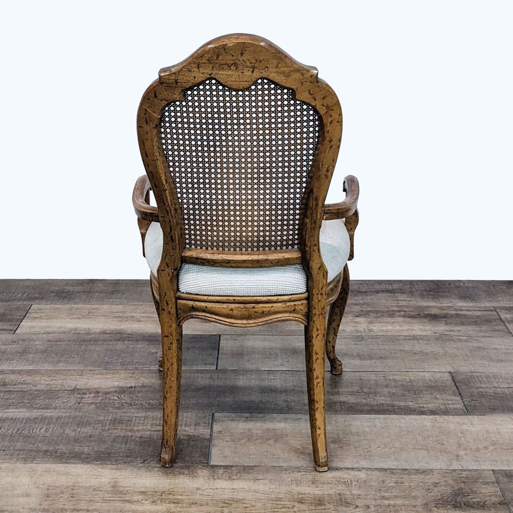 Louis XV Style Cane Back Armchair