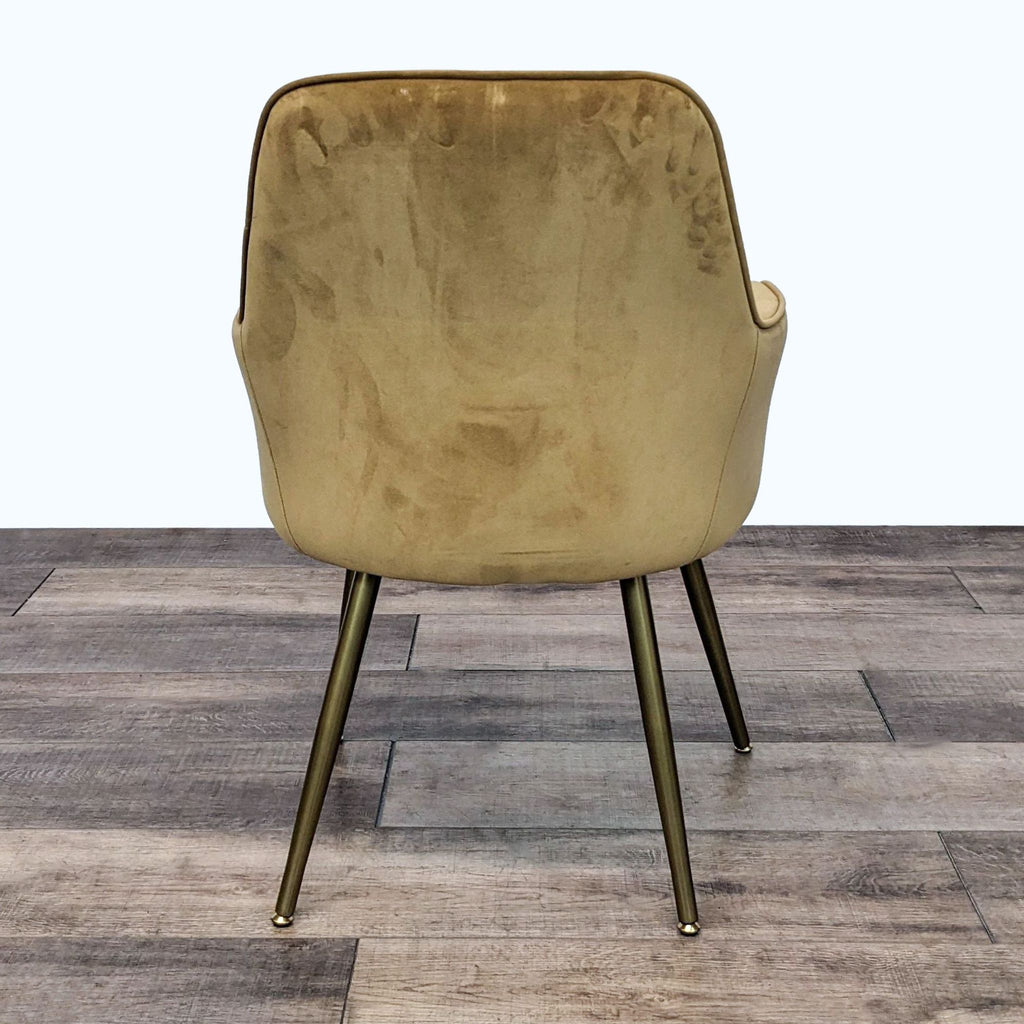 Mid Century Style Velvet Upholstered Accent Chair