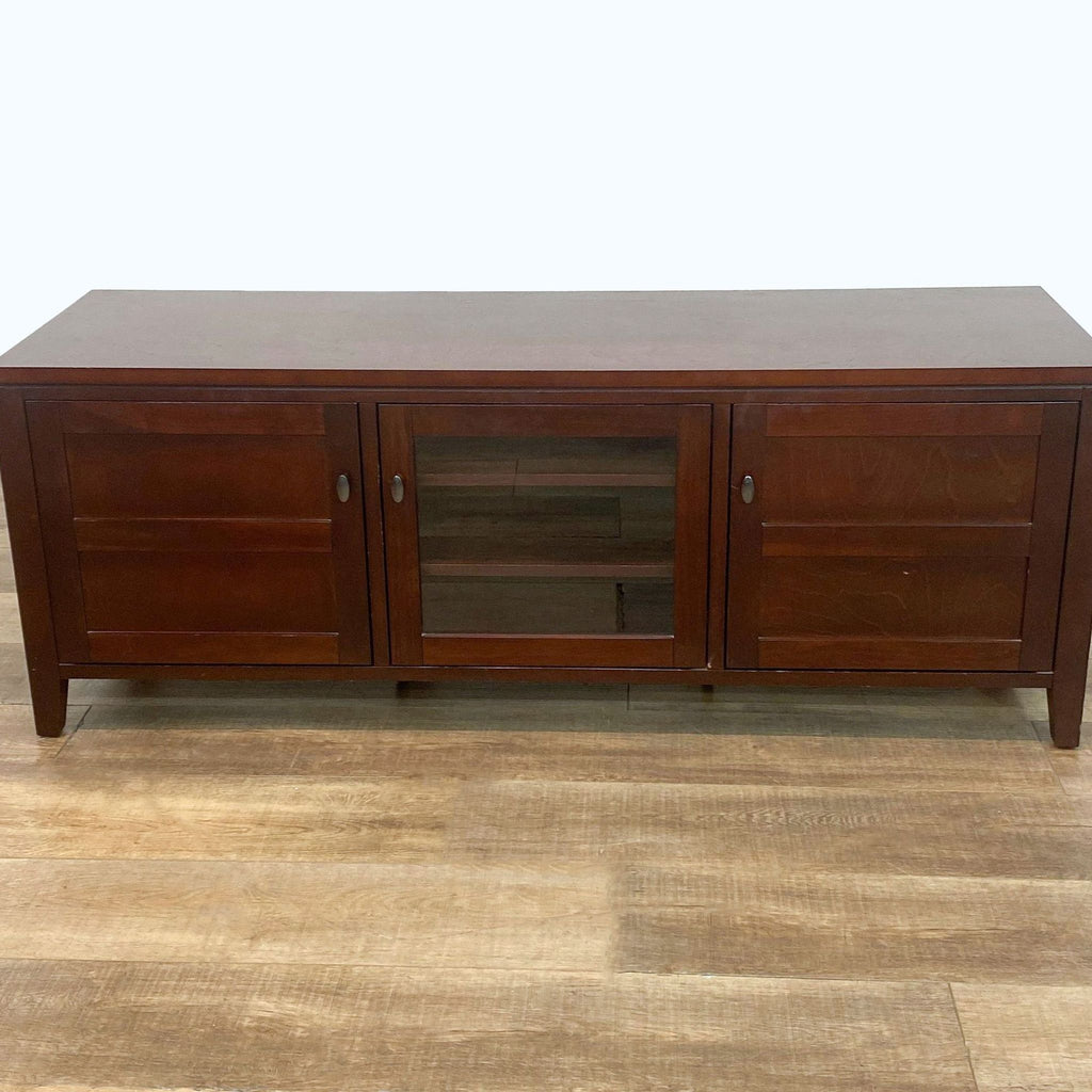 a vintage mid century modern sideboard.