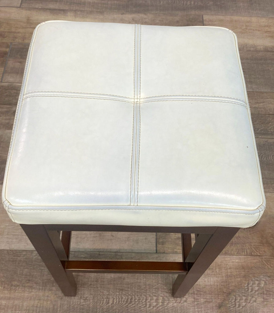 Modern 2-Seater Glass Top Pub Table with Matching Stools