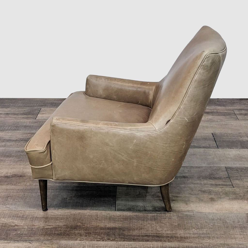 Four Hands Leather Danya Lounge Chair