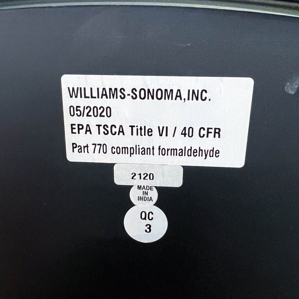 Williams Sanoma framed Round Wall Mirror