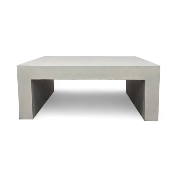 1. Diamond Sofa brand coffee table made of solid mango wood with a natural finish, shown in a front profile view.