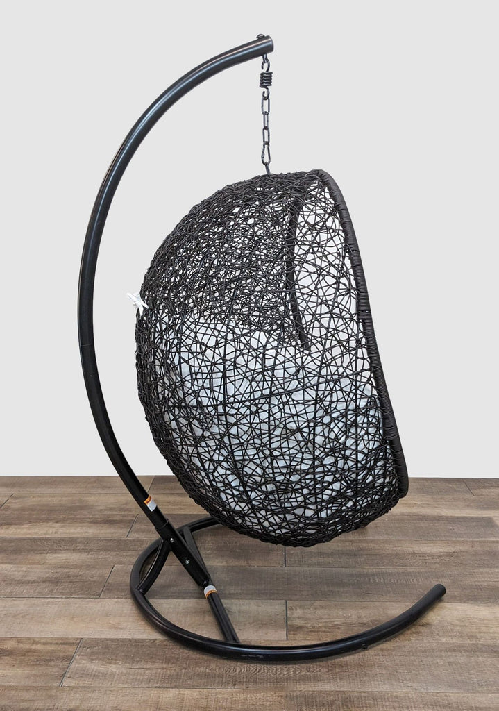 Modern Hanging Egg Chair with Cushion for Indoor/Outdoor Lounging