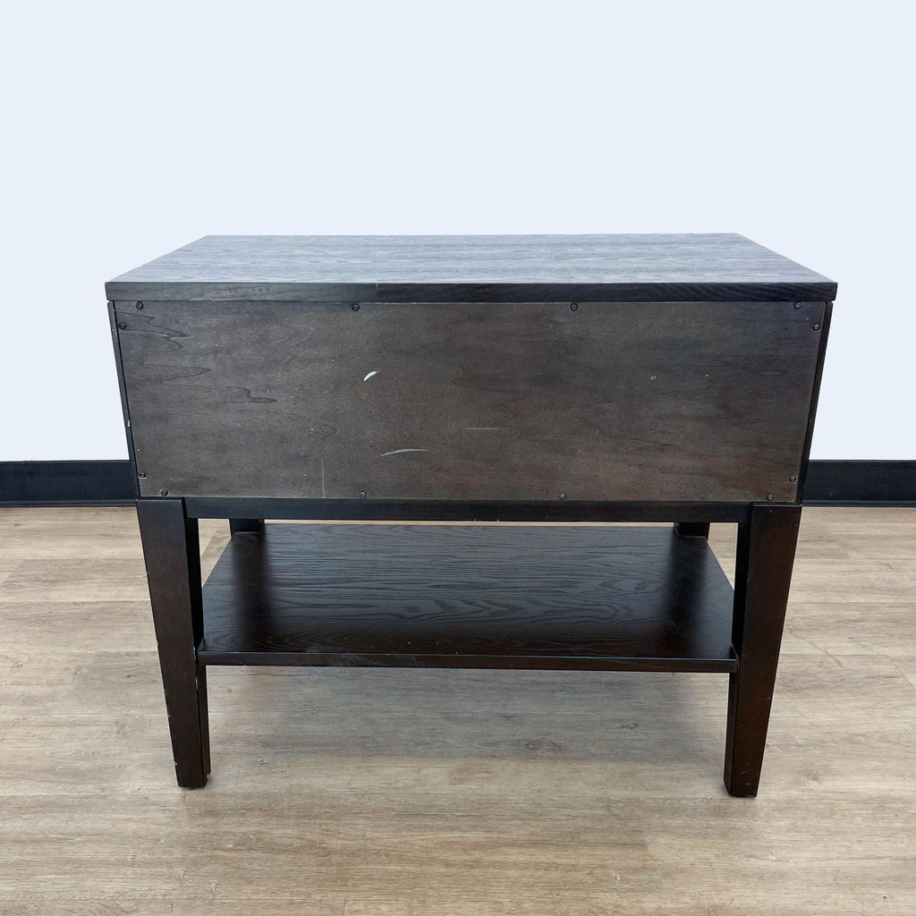 West Elm One Drawer Wood Nightstand with Shelf