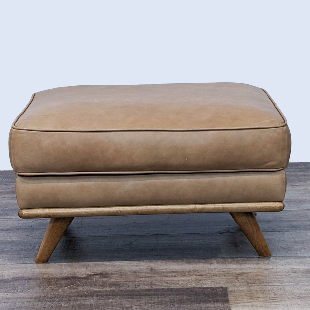 Article Timber Charme Tan Ottoman