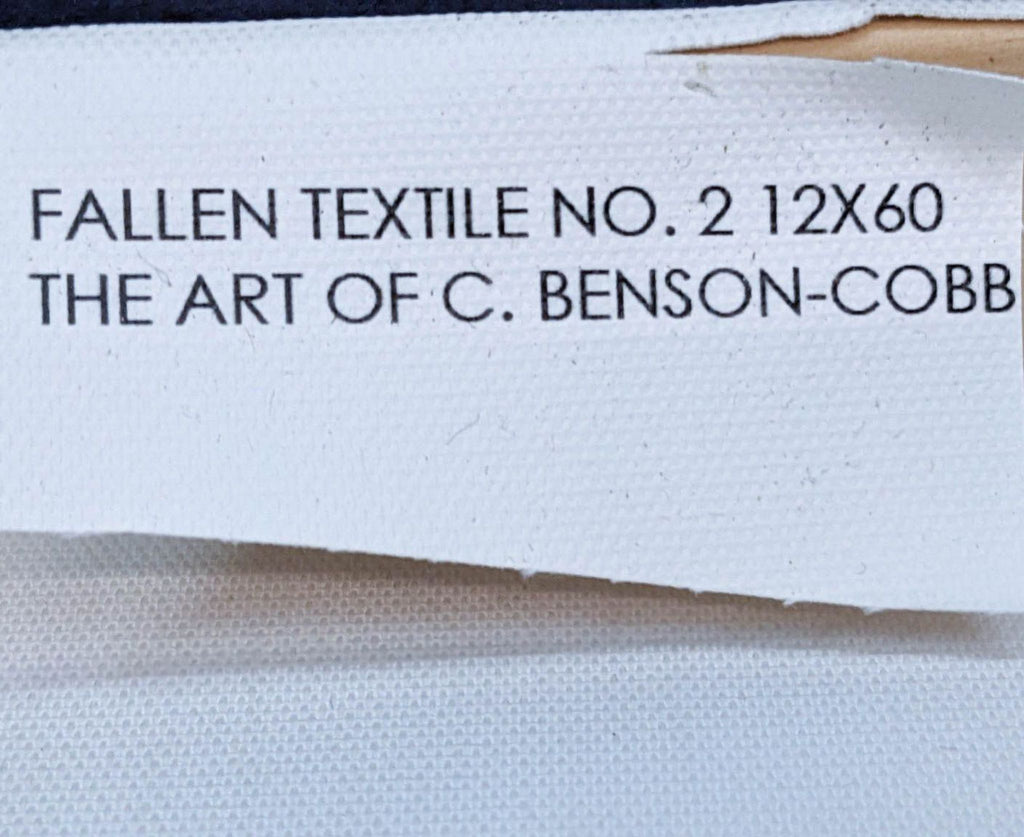 “Fallen Textile #2” on Canvas by C. Benson-Cobb