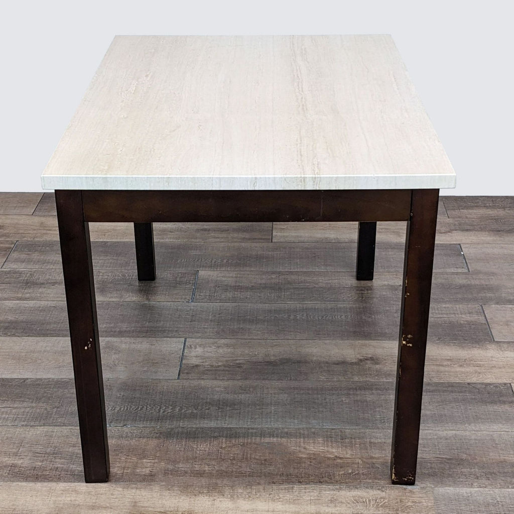 Parson Style Stone Top Dining Table