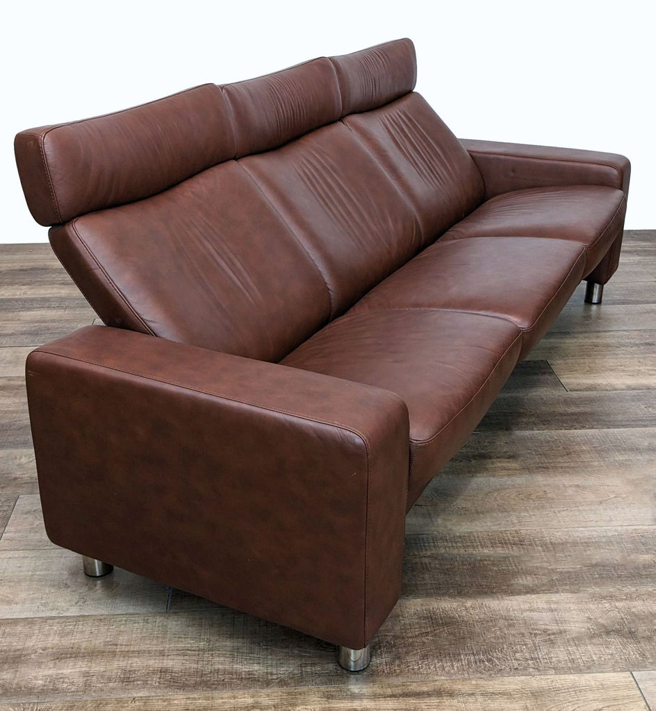Stressless Ekornes Modern Sofa with Reclining Backs
