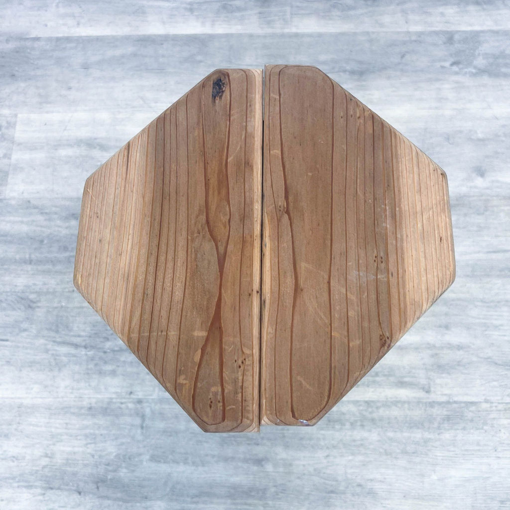 Wood Top Accent Table