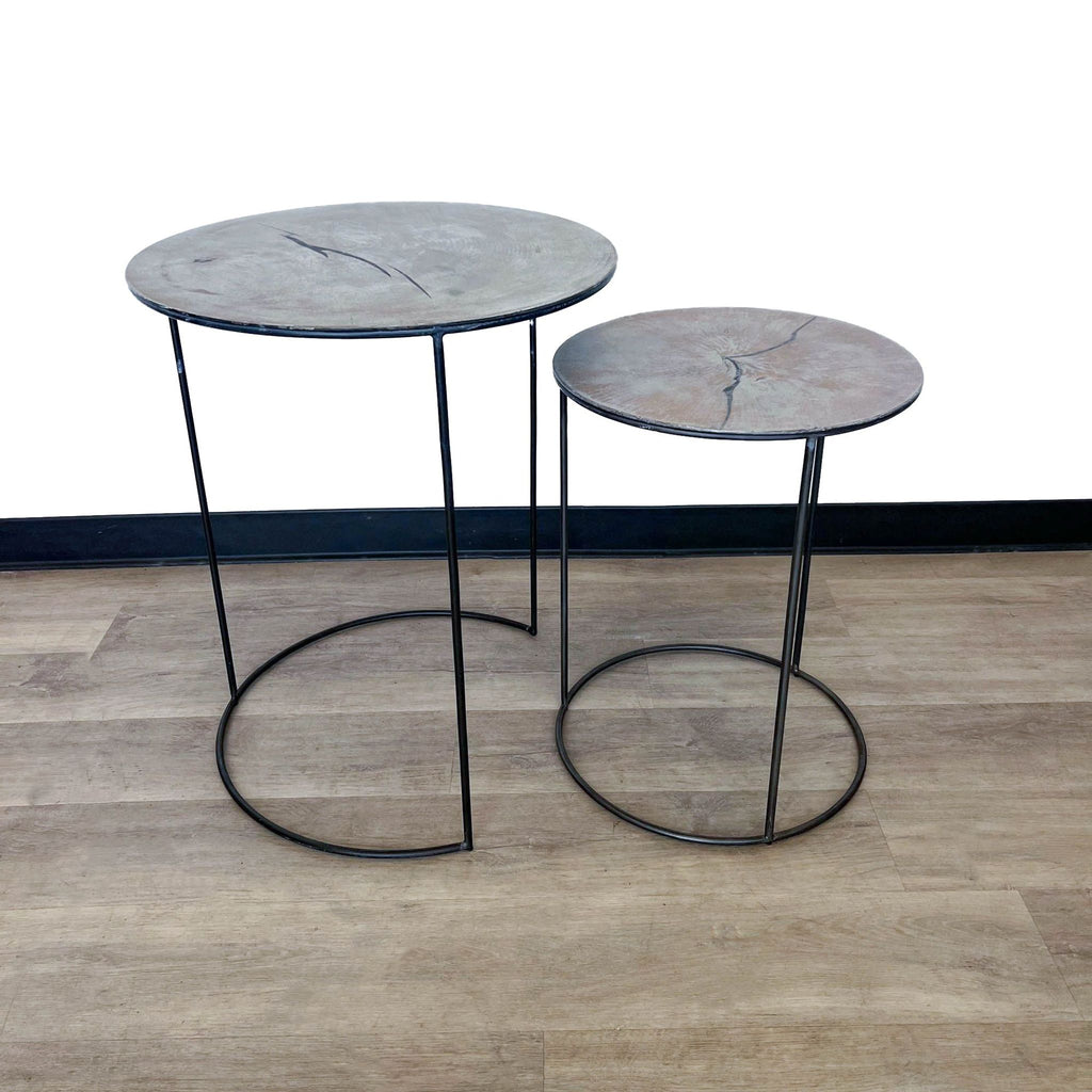the [ unused0 ] and marble side tables