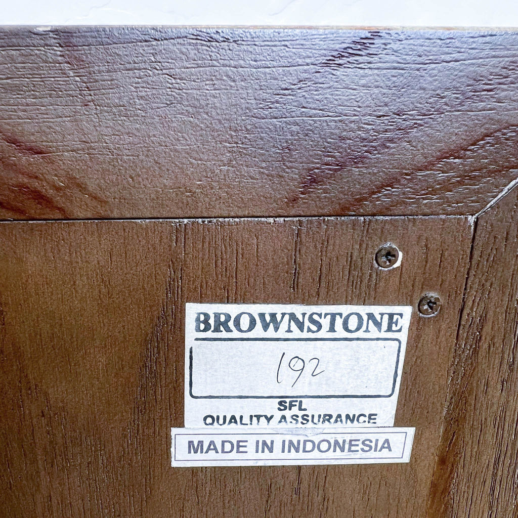 Brownstone Furniture Three Drawer Nightstand