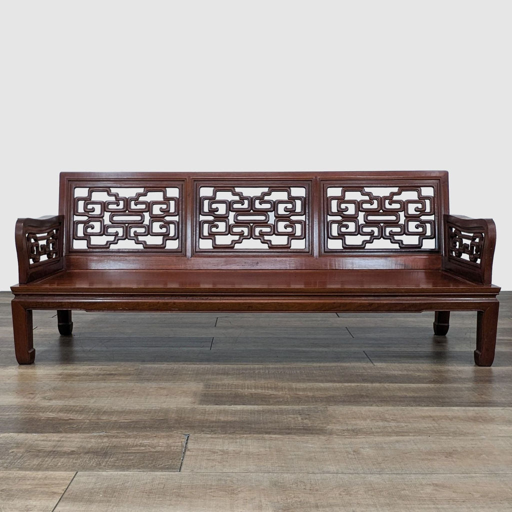 Asian Design Rosewood Sofa