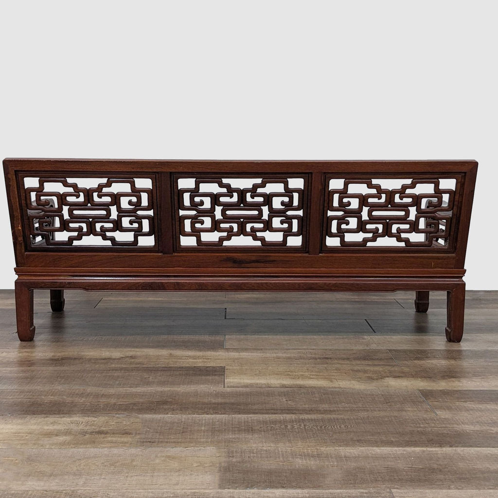 Asian Design Rosewood Sofa