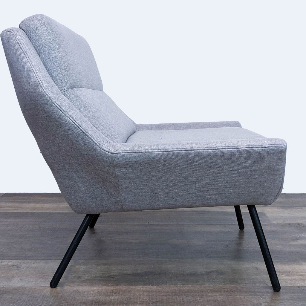 HD Buttercup Modern Z Chair in Light Grey