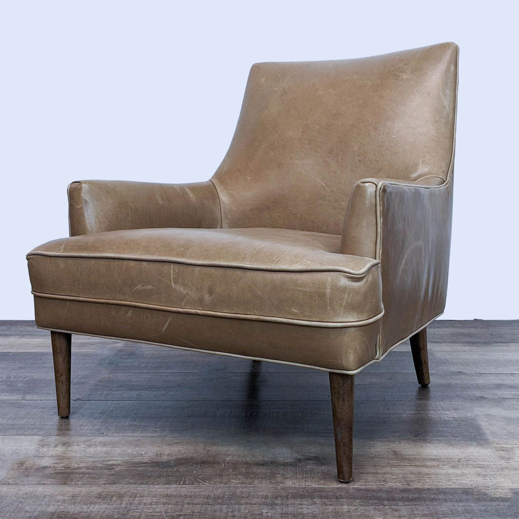 Four Hands Danya Leather Lounge Chair
