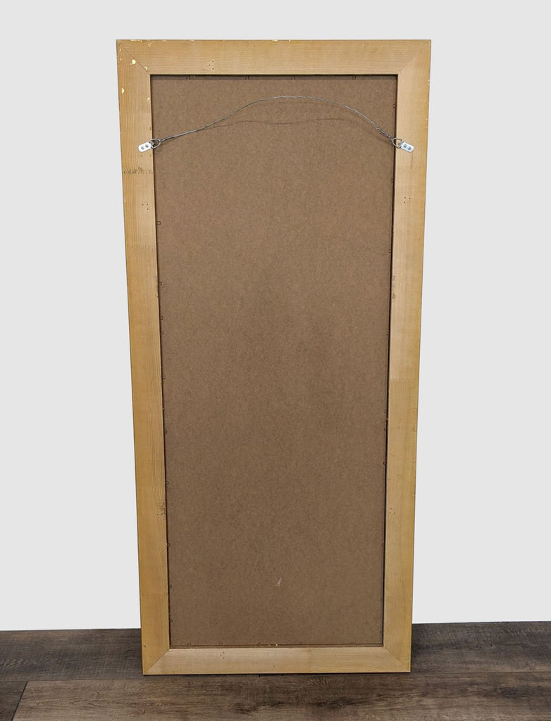 Back view of the Reperch mirror with hanging wire.