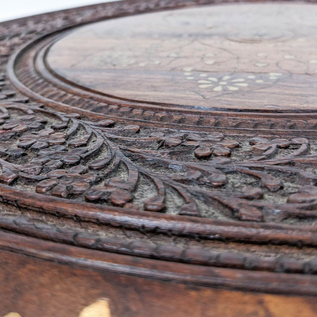 Hand Carved Indian Side Table