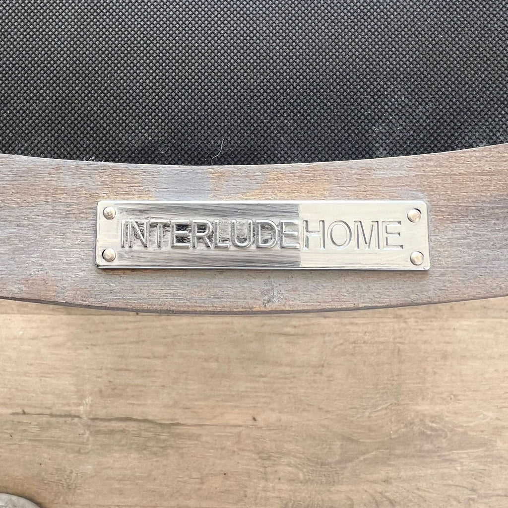 Interlude Home Modern Wood Frame Bar Stool