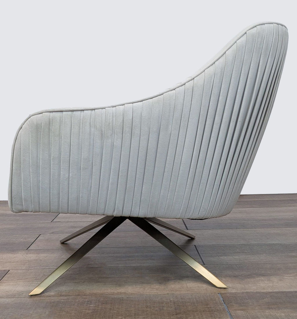 a pair of lounge chairs in the style of [ unused0 ], 1960s