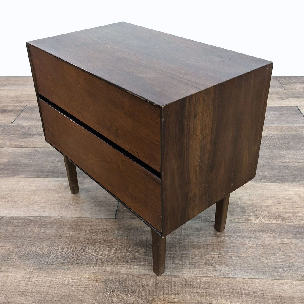 Stanley Furniture Mid-Century Two Drawer Nightstand