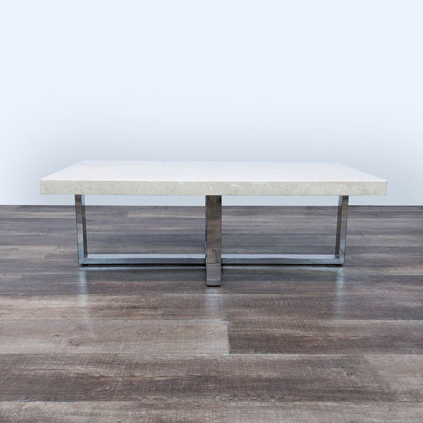 a marble coffee table in the style of [ unused0 ]