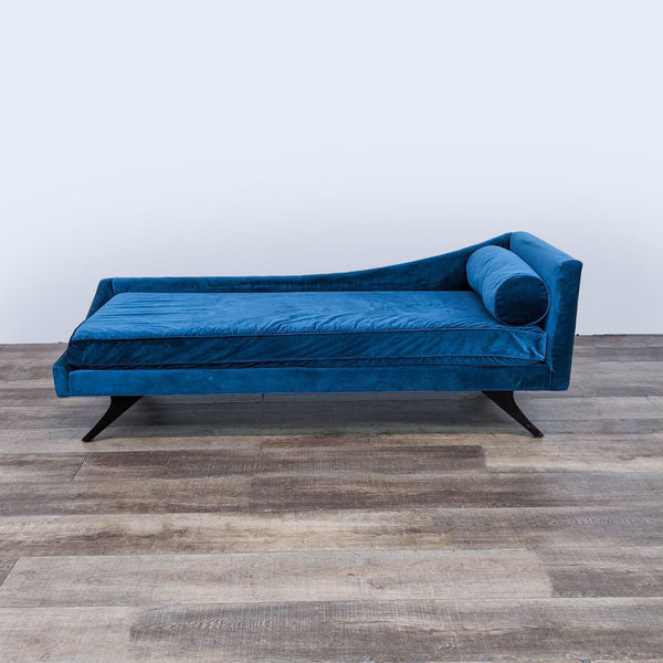 the blue sofa by [ unused0 ]