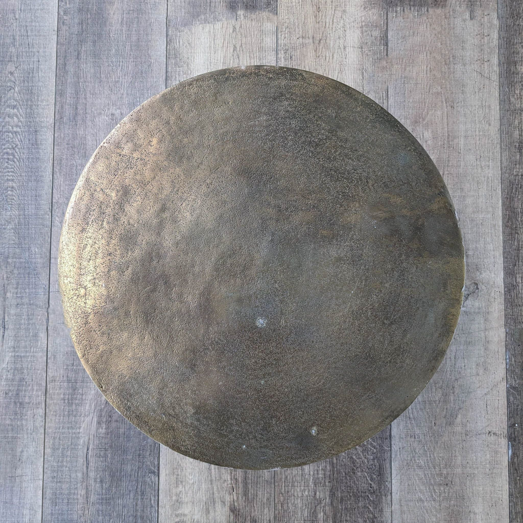 the urban port large brass round table