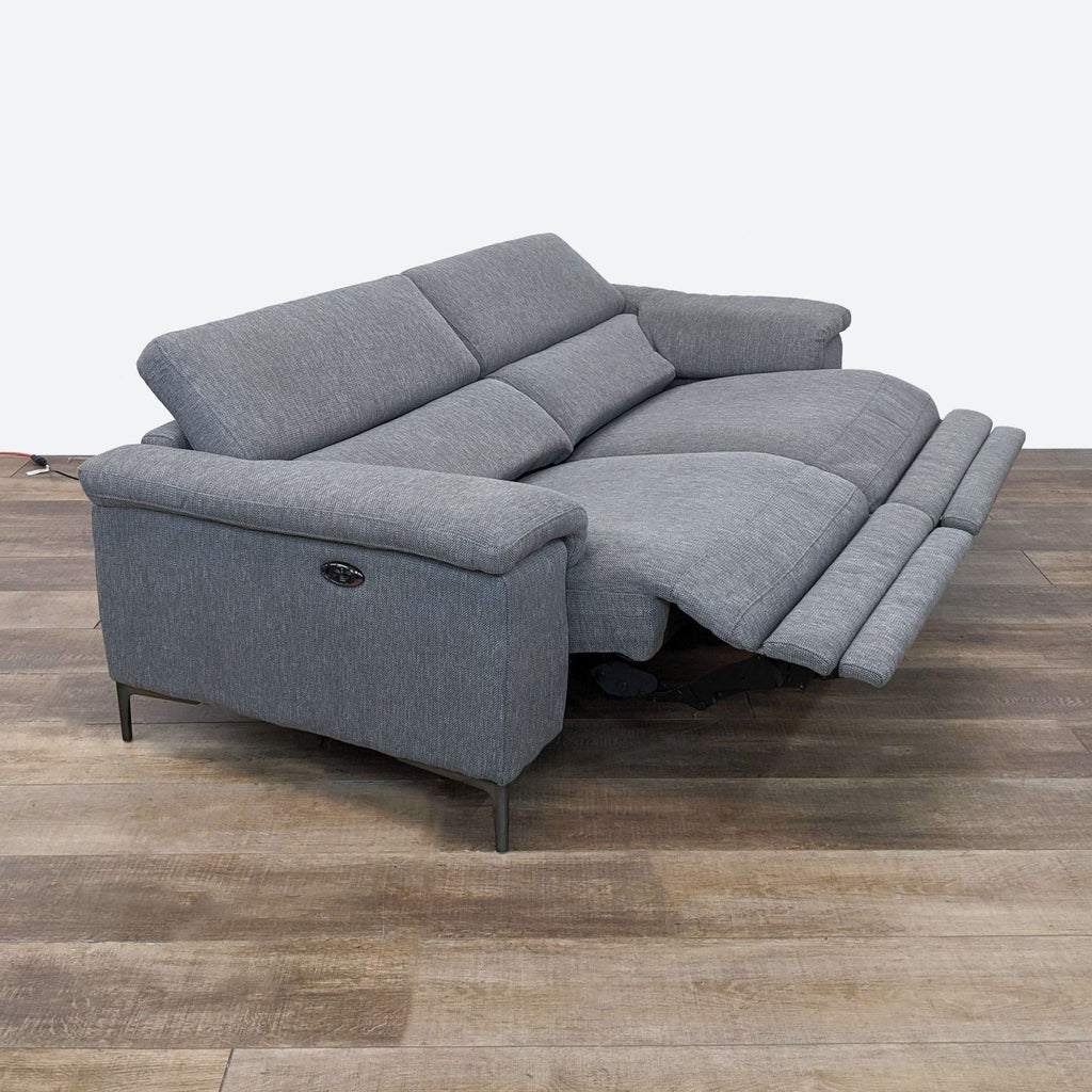 sofa and a half in grey