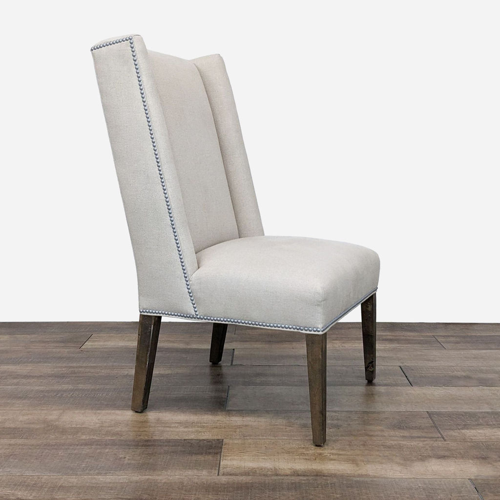 Contemporary Wingback Accent Chair