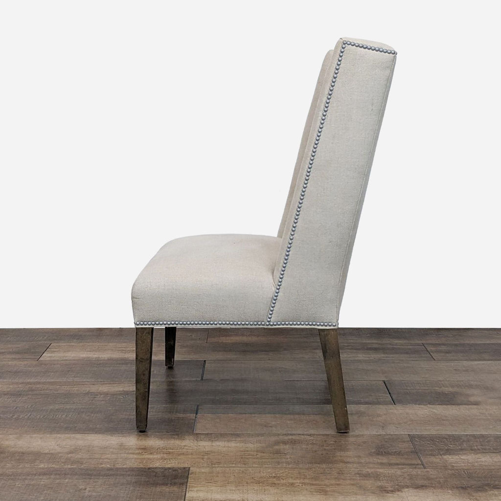 Contemporary Wingback Accent Chair