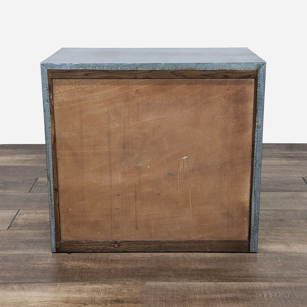 Distressed 4-Drawer Wood Dresser