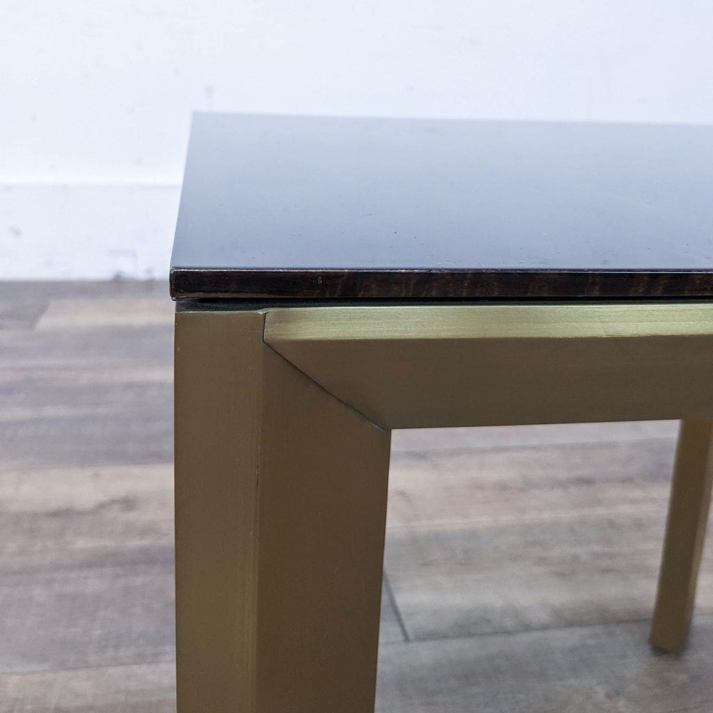Interlude Home Bradshaw Brushed Brass End Table