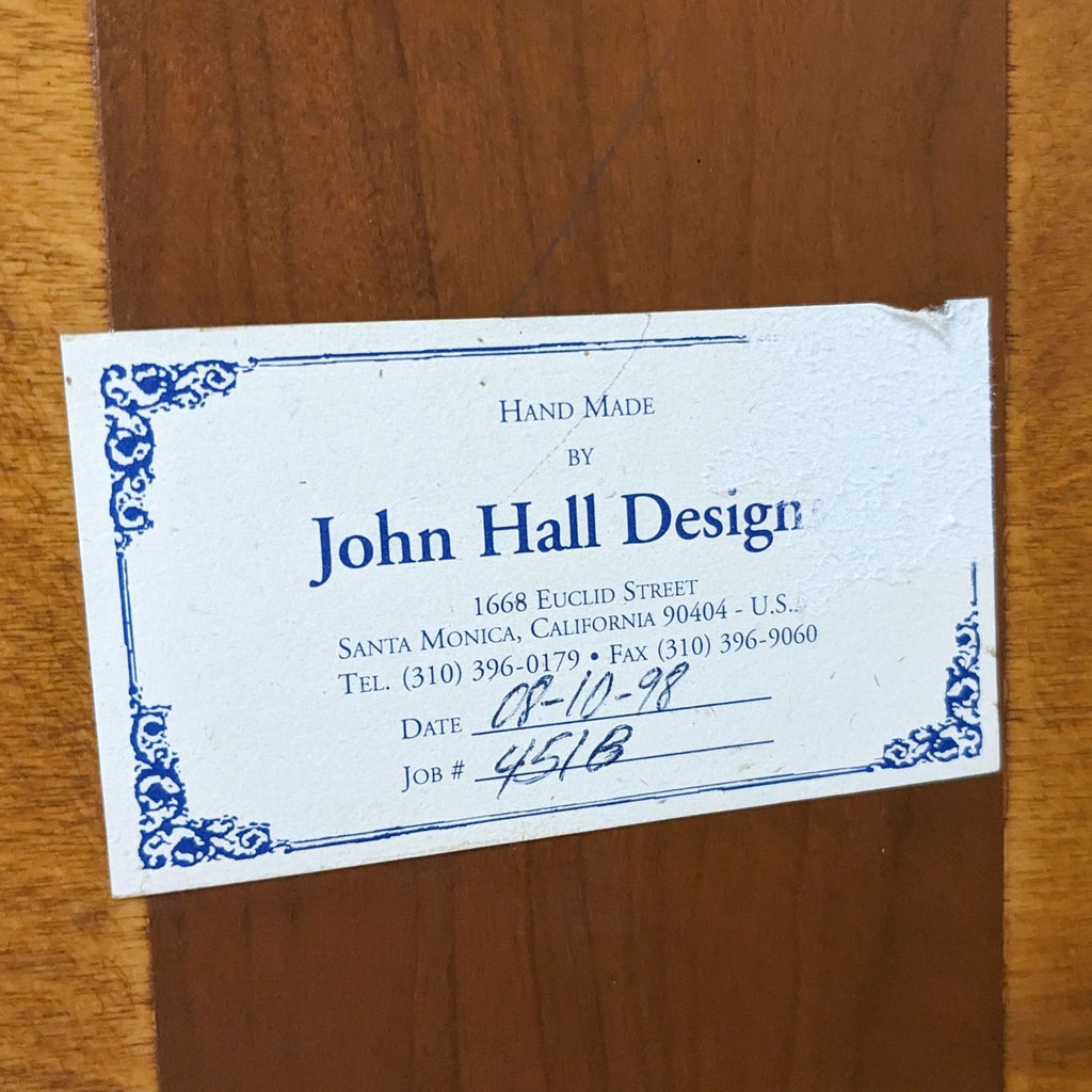 Vintage John Hall Designs 8 Piece Dining Set
