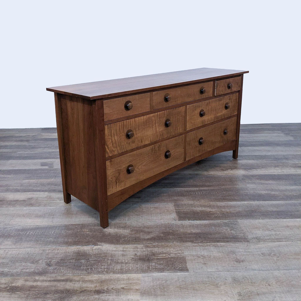 Stickley 7-Drawer Dresser in Rich Wooden Finish