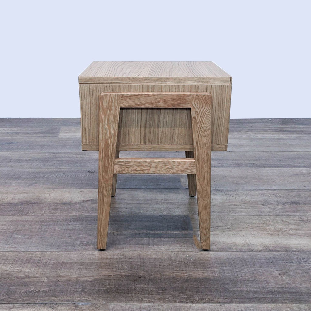 the table is made from solid oak.