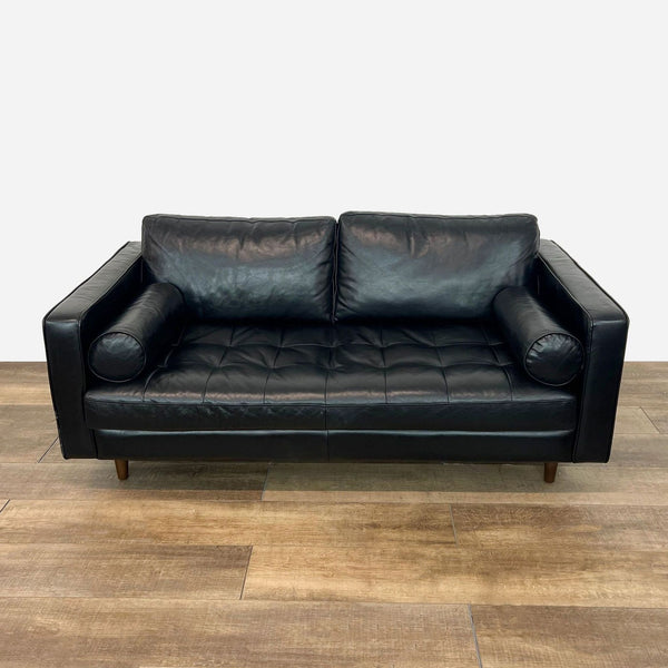 a leather sofa in the style of [ unused0 ]