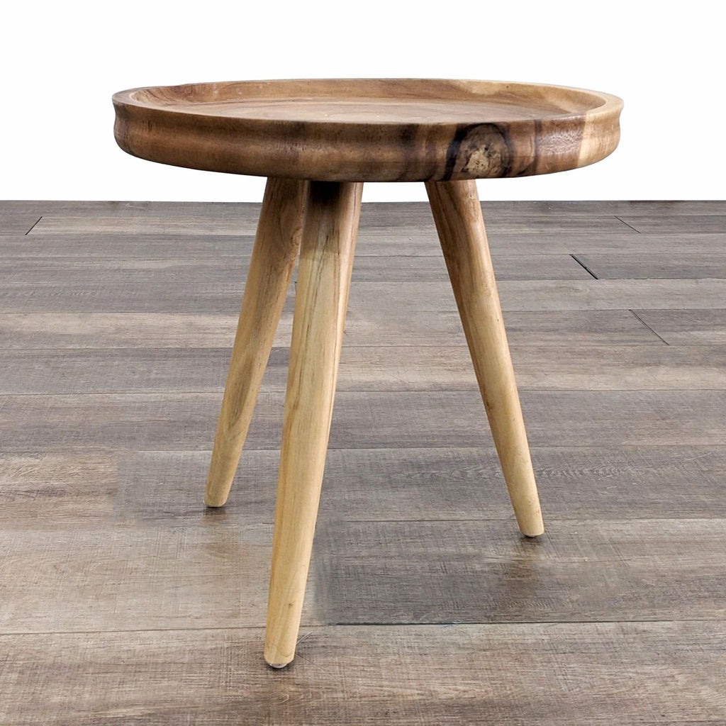 the urban port upt - 195118 mango wood stool