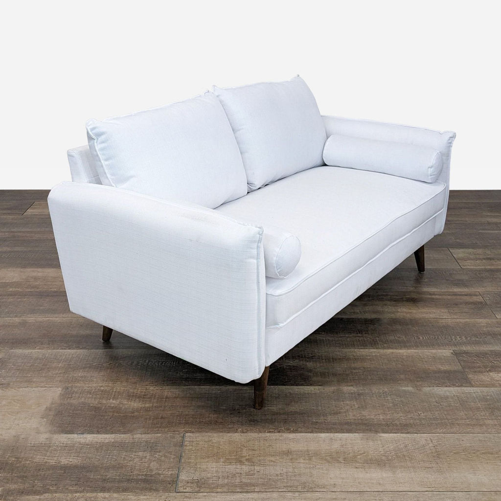 Midway Revive Modern White Loveseat