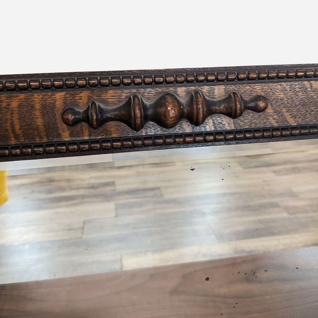 a pair of antique french walnut and walnut side tables