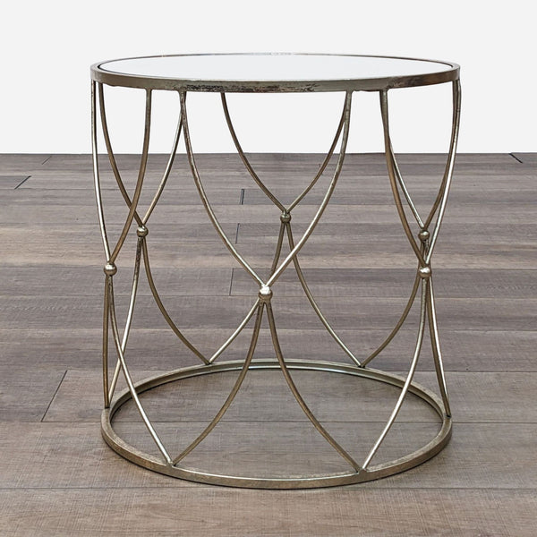 the coffee table is a modern coffee table with a glass top.