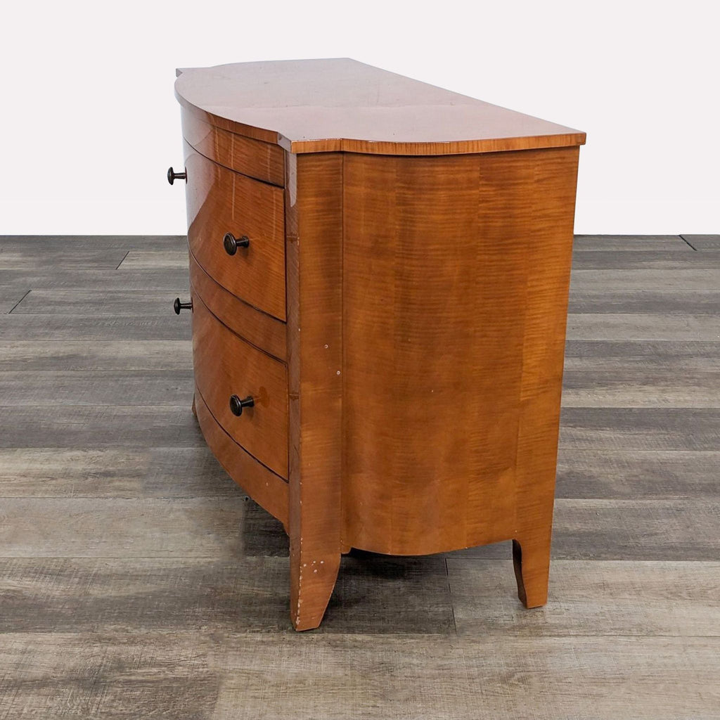 Biedermeier Style Two Drawer Nightstand