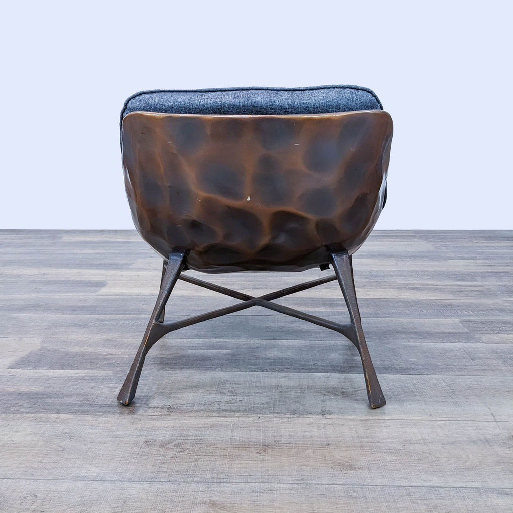 leather chair with a leather cover