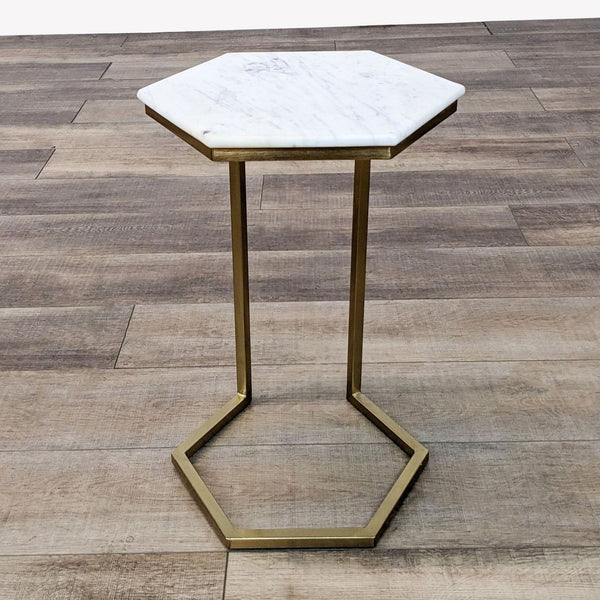 the marble side table - marble
